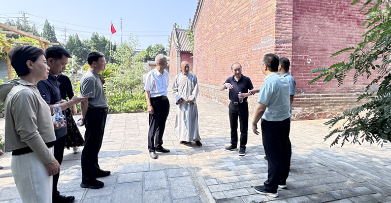 市政协副主席楚惠东带队调研宗教活动场所文物保护利用管理工作